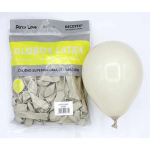 Ballons en latex Party Love 12 cm, couleur Arena, sac de 100 pièces, décoratifs - Product Image 1