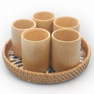 Verre Bambou Réutilisable Zéro Déchet Verres Naturels - Product Image 3