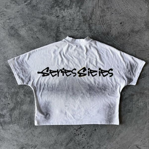 Ensemble 2 pièces de t-shirt d'été sur mesure délavé à l'acide T-shirt et short sérigraphiés à manches courtes pour hommes Ensemble jumeau de sport pour hommes - Product Image 2