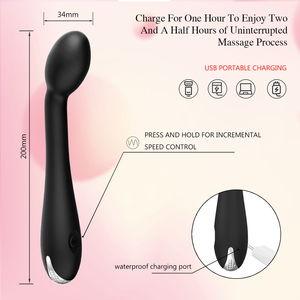 BlueRabbit Vibrator g-spot dapat diisi ulang grosir Stimulator klitoris Anal pemijat prostat pemijat G Point mainan seks Vibrator - Product Image 5
