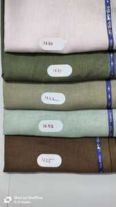 Tissu 100% Lin 70 Lea 120 g/m² Teint Uni Textile de Maison Respirant Tissé 58/60 Pouces Poids Moyen Couleurs Unies - Product Image 1