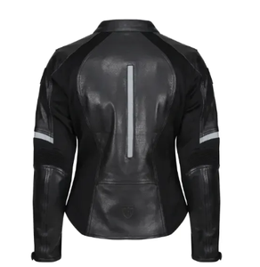 Genuine Cowhide <b>Leather</b> <b>Motorcycle</b> <b>Jacket</b> <b>with</b> CE <b>Armor</b> Protection for Men Racing Auto Wear - Product Image 2