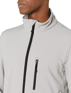 Chaqueta Softshell Personalizada al por Mayor, Chaqueta de Invierno Resistente al Viento con Logotipo Personalizado de Alta Calidad, Chaqueta Softshell para Hombre 2026 - Product Image 4