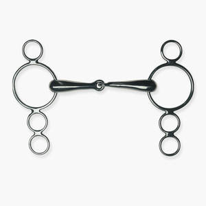 Continental ม้าน้อยกับ4-แหวนแข็ง17มม. เหล็กสแตนเลสผลิตภัณฑ์สำหรับม้า - Product Image 1
