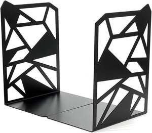 Fabricant professionnel de supports de livres en métal design, couleur argent, pour la décoration de la maison et du bureau - Product Image 5