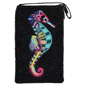 Monedero Vaquero de Alta Calidad en Color Verde y Blanco, Hecho a Mano, Mini Monedero Occidental con Cierre de Cremallera, Material de Algodón - Product Image 3