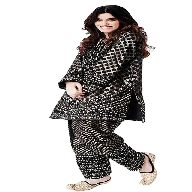 सुरुचिपूर्ण नई पाकिस्तानी पोशाक गर्म बेच तैयार किए Shalwar कमीज कढ़ाई पाकिस्तानी स्टाइलिश महिलाओं पोशाक