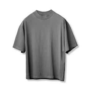 Nueva Camiseta de algodón Premium 240 Gsm para hombre, ropa de calle de gran tamaño con estampado personalizado, camiseta lavada Vintage para hombre - Product Image 5