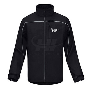 Chaqueta Softshell para Hombre con Cierre, Cuello Alto, Logotipo Frontal, Diseño Personalizado, Ecológica, Transpirable, para Invierno - Product Image 2