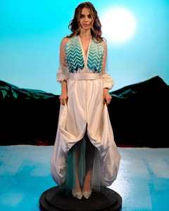 ผ้าโพลีเอสเตอร์ระบายอากาศได้ดีประดับมุกขนาดใหญ่แบบดั้งเดิมทำด้วยมือสไตล์เรียบง่ายแบบชาวโมร็อกโก - Product Image 5