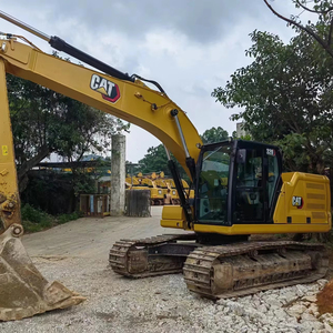 Excavadora Caterpillar CAT 320 usada 3368,6 horas 80% nueva excelente maquinaria de construcción motor bomba PLC de segunda mano - Product Image 3