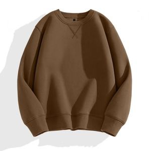 Sudadera de gimnasio de algodón para hombre, cuello redondo de gran tamaño, diseño de hombro caído con logotipo personalizado bordado, ropa ODM para la temporada de otoño - Product Image 6