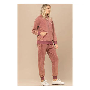 Traje de Jogger ajustado de nailon a rayas con logotipo personalizado, conjunto de ropa de entrenamiento para hombre de algodón 100% con cremallera, chándal de talla grande para invierno - Product Image 3