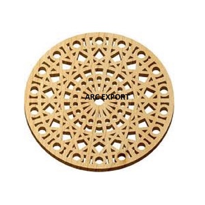 Dessous de plat décoratif de table en laiton massif plaqué or de qualité supérieure Design standard décoration restaurant hôtel ustensiles sous-verres classiques - Product Image 6