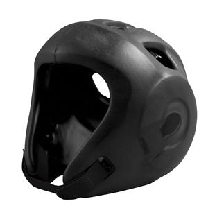 Nouvelle arrivée Couvre-chef d'entraînement de boxe en caoutchouc noir professionnel de haute qualité Protège-tête de boxe avec logo personnalisé - Product Image 1