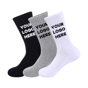Calcetines de gimnasio de alta calidad, estilo Atlético absorbente de sudor para uso Unisex, bordado personalizado, ajuste de estilo alto para uso Unisex - Product Image 4