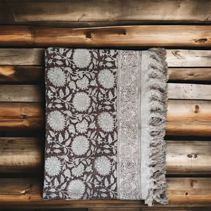 Nueva Manta de Algodón de Lujo Ecológica, Tejida a Mano y Estampada, 100% Tradicional, Súper Suave, Transpirable y Cálida para Decoración del Hogar - Product Image 1