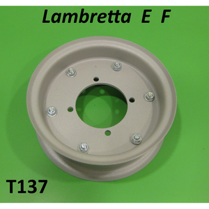 ล้อรถมอเตอร์ไซค์ Lambretta E + F ขอบล้อทนทานเพื่อประสิทธิภาพที่ดีขึ้น - Product Image 1