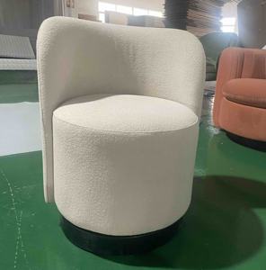 Sillas de Comedor Tapizadas con Ruedas, Sin Necesidad de Ensamblaje, Sillón Moderno con Ruedas para Comedor, Dormitorio, Sala de Estar, Sala de Lectura - Product Image 2