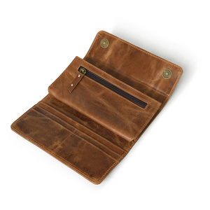 Best Seller Handmade <b>Leather</b> Card Wallet Stylish Mini <b>Purse</b> Envelope Clutch For Business And Daily Use - Product Image 2