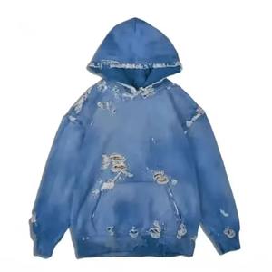 Sudadera con Capucha Extra Grande con Cierre y Lavado Ácido Personalizada, de Alta Calidad, 100% Algodón, Diseño con Bolsillo Frontal, Sudadera Extra Grande de Moda para Unisex - Product Image 5