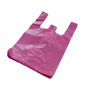 Sacs à provisions en plastique jetables OEM de haute qualité avec logo imprimé personnalisé Emballage de t-shirt de supermarché d'usine du Vietnam - Product Image 3