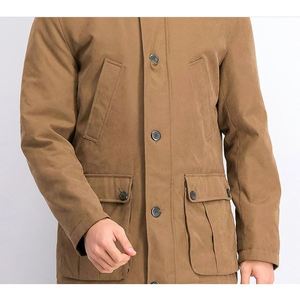 Cappotto Lungo da Uomo London Fog XX-Large in Tessuto Canvas Beige - Product Image 3