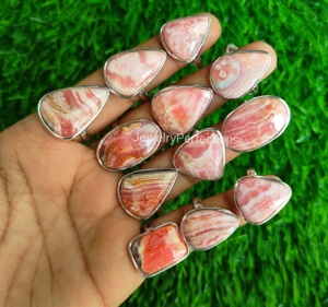 Wholesale Fine Quality 925 Sterling Silver Rhodochrosite Bezel <b>Rings</b> Bulk Engagement Jewelry with <b>Brass</b> As Main Material - Product Image 4