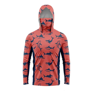 Sudadera con capucha de pesca de alta calidad para hombre, diseño personalizado, ropa deportiva de poliéster, Sudadera con capucha de pesca de secado rápido a la venta - Product Image 3