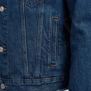 Chaqueta Vaquera de Invierno para Mujer, Estilo Urbano, Cuello Alto, Técnica de Lavado, Relleno de Algodón, Transpirable - Product Image 5