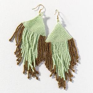 Pendientes de Cuentas de Colores, Cuentas de Vidrio Miyuki, Pendientes de Moda - Product Image 3