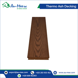 Ash Thermowood Decking 20x140mm Superficie lisa - Product Image 5