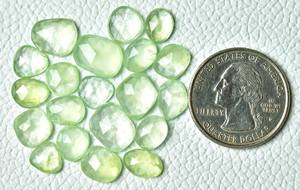 Piedra de Prehnita de piedras preciosas sueltas naturales de alta calidad para la fabricación de joyas, piedra Natural, precio de fábrica al por mayor, mezcla de tamaño y forma - Product Image 2