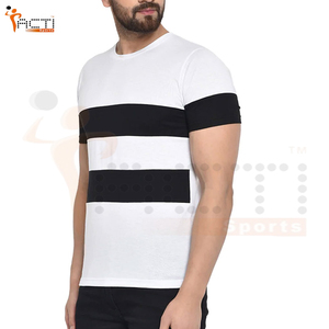 Camisetas de Manga Corta para Hombre, Nuevo Diseño, con Logotipo Personalizado Impreso, 100% Algodón Jersey, Diseño Sólido, Hechas en Pakistán - Product Image 3
