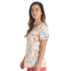 Liquidación de MOQ bajo: Conjuntos de uniformes médicos de poliéster personalizados con sublimación, blusa de punto con estampado de remolinos minerales para hombre - Product Image 5