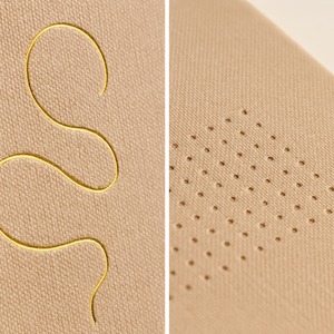 Carnet de notes LABON Clarity Dot Journal, couverture rigide en lin avec design en feuille d'or pour le journaling, la planification, l'écriture et la pleine conscience - Product Image 2