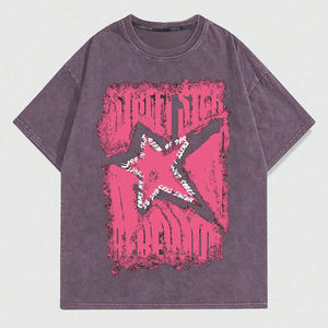 Camisetas Sólidas para Hombre al por Mayor, 260g, 100% Algodón, Manga Corta, Impresión de Logotipo Personalizado, Tallas Grandes, OEM, Directo de Fábrica, Alta Calidad - Product Image 1