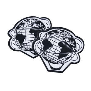 แผ่นผ้ากำมะหยี่ปักโลโก้ผ้านอนวูฟเวนเป็นมิตรกับสิ่งแวดล้อมแผ่นตกแต่งซับลิเมชัน PU แบบมีตะขอรีด - Product Image 4