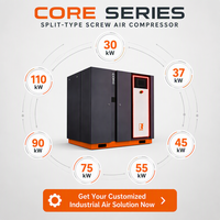 Compresseur d'air à vis rotatif UMWAIR 30 kW 10 bars, compresseur à vis industriel pour atelier CNC et usine de fabrication