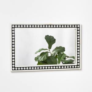 Marco de Espejo Moderno con Incrustaciones de Resina, Personalizable, Decoración Tradicional de Pared o Hogar con Incrustaciones de Hueso para Bodas - Product Image 2