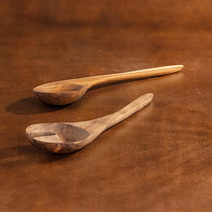 Cuillère de service en bois d'acacia pour la vaisselle de cuisine pour la fête! - Product Image 3