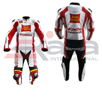 Combinaisons de moto en cuir pour course automobile, logo personnalisé imprimé, imperméables, grandes tailles, respirantes, coupe-vent, vêtements de sport pour hommes