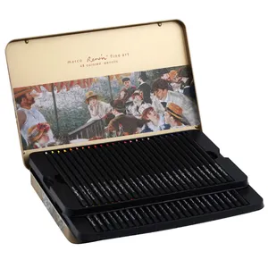 Marco 3200 24/36/48 couleurs ensemble de crayons de couleur à base d'huile <span class=keywords><strong>Renoir</strong></span> pour la coloration artistique - Product Image 1