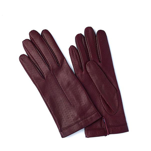 Guantes de cuero de vaca genuina de moda para hombre de calidad superior fabricante personalizado hombres mejores guantes de cuero para invierno al por mayor - Product Image 1