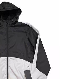 Coupe-vent à col montant avec logo personnalisé de haute qualité Vestes popup à la mode hivernale pour hommes Vente en gros Streetwear - Product Image 5