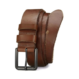Ceinture en cuir véritable de vache, style décontracté, best-seller, nouvelle arrivée, design personnalisé, légère, boucle 3D - Product Image 3
