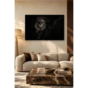 Portrait de lion Fida dans l'ombre d'un arbre, impression sur toile - Product Image 3