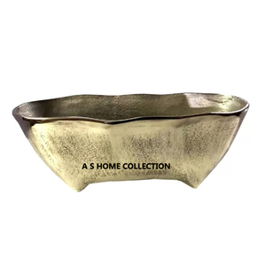 Plats de service dorés en verre et métal de designer avec base décorative en agate et marbre pour cadeau de mariage - Product Image 4