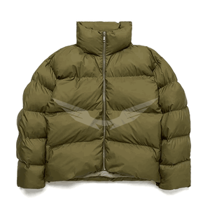 Men's High Street Style Premium Quality Winter Puffer Jacket Custom Logo OEM Outdoor <b>Bubble</b> Warm Windproof Stand Collar Spring - Product Image 1