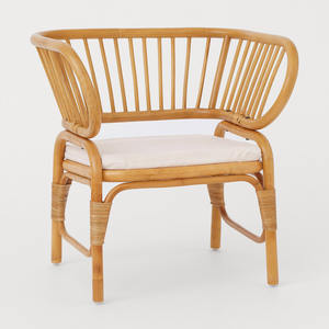 Vente en gros chaise de bureau en rotin chaises de travail en osier faites à la main de luxe avec support dorsal mobilier de travail - Product Image 5